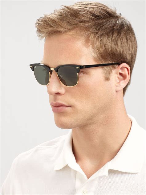 ray ban men's clubmaster sunglasses